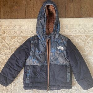 3T North Face Reversible Lined Bear Coat